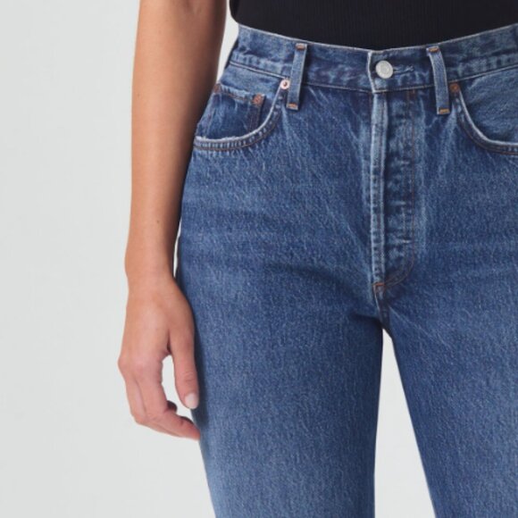 AGOLDE High Rise Straight Crop - Picture 4 of 7